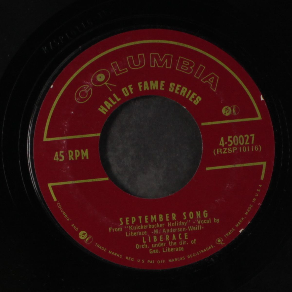 september dong / i'll be seeing you by LIBERACE