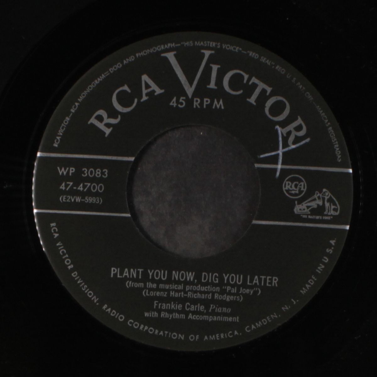 who cares / plant you now, dig you later by FRANKIE CARLE