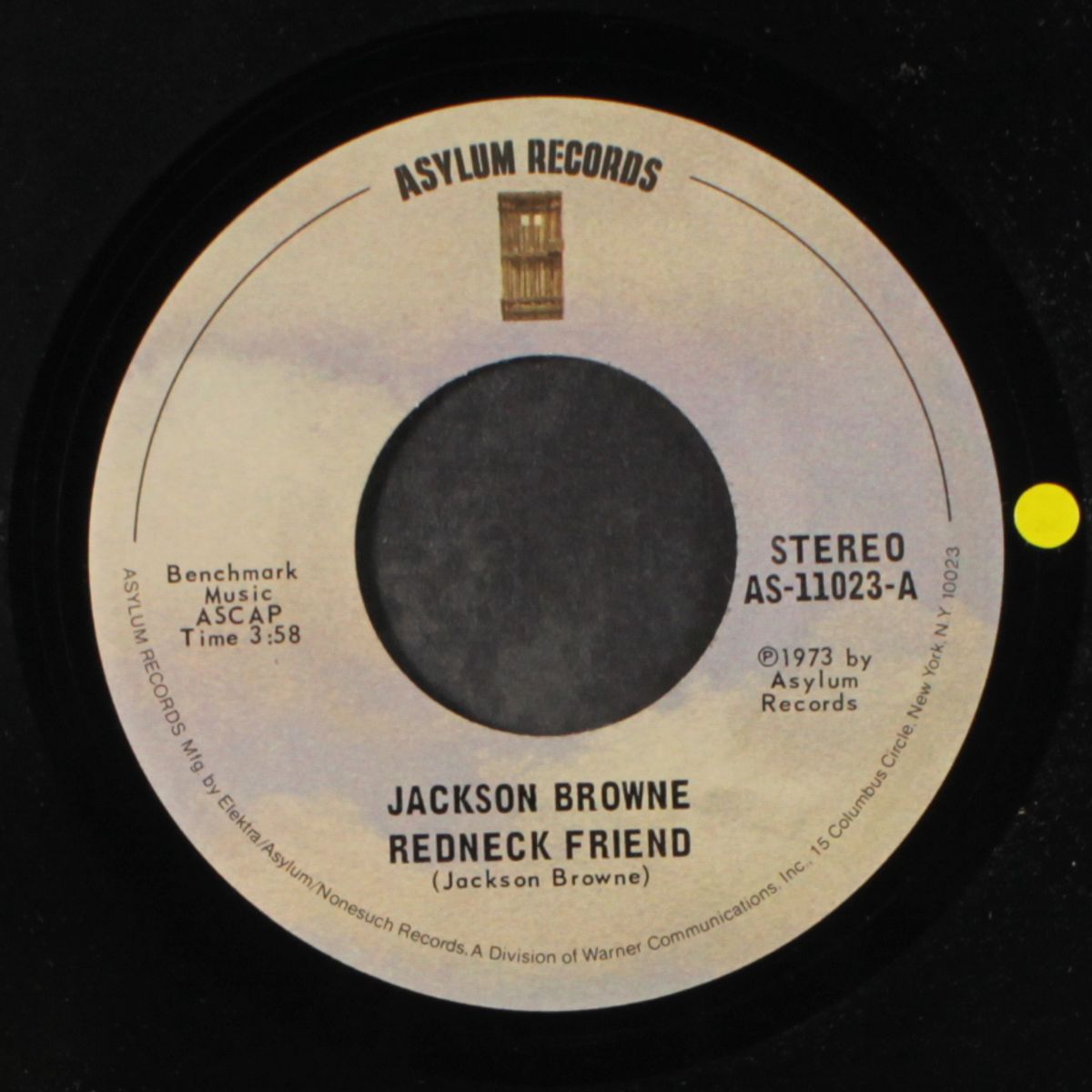 redneck friend / these times you've come by JACKSON BROWNE