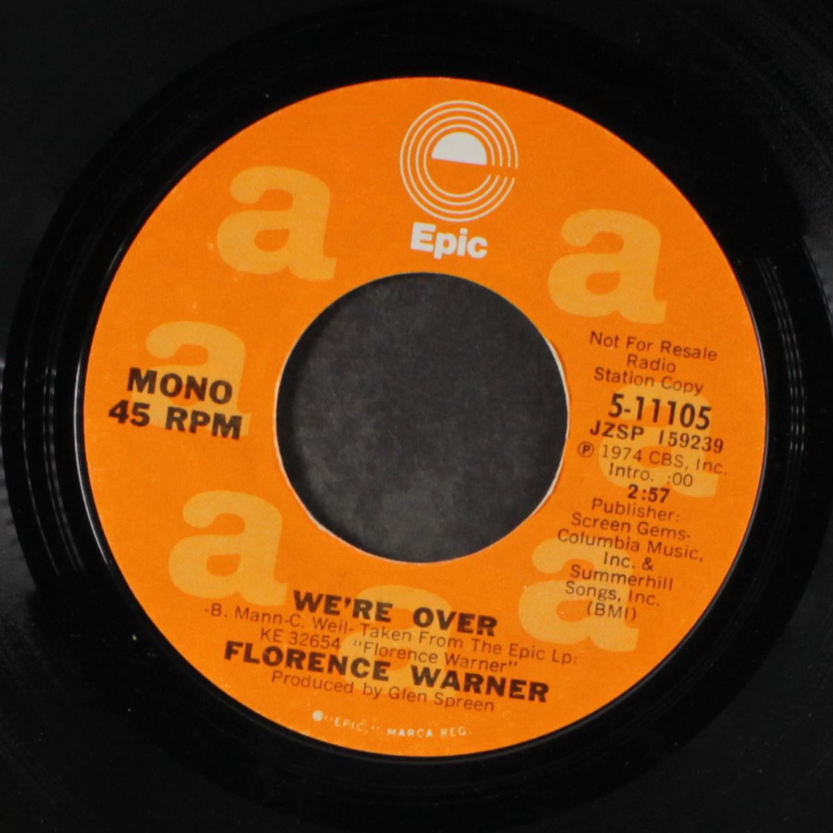 we're over / mono by FLORENCE WARNER