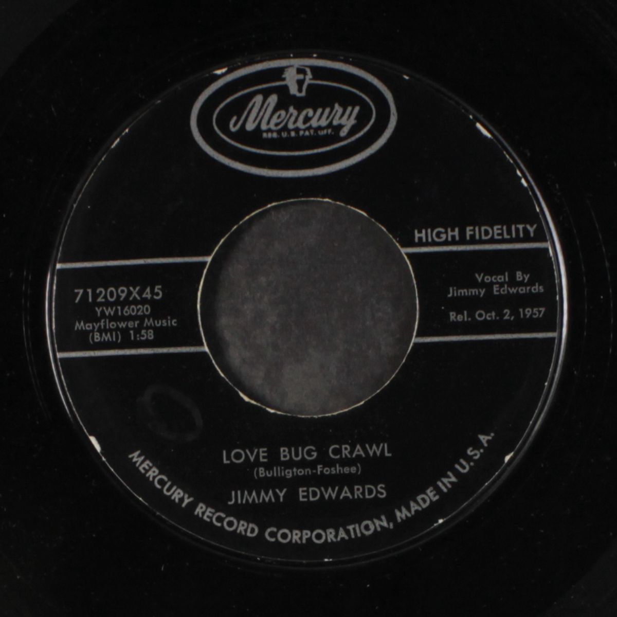 love bug crawl / honey lovin' by JIMMY EDWARDS