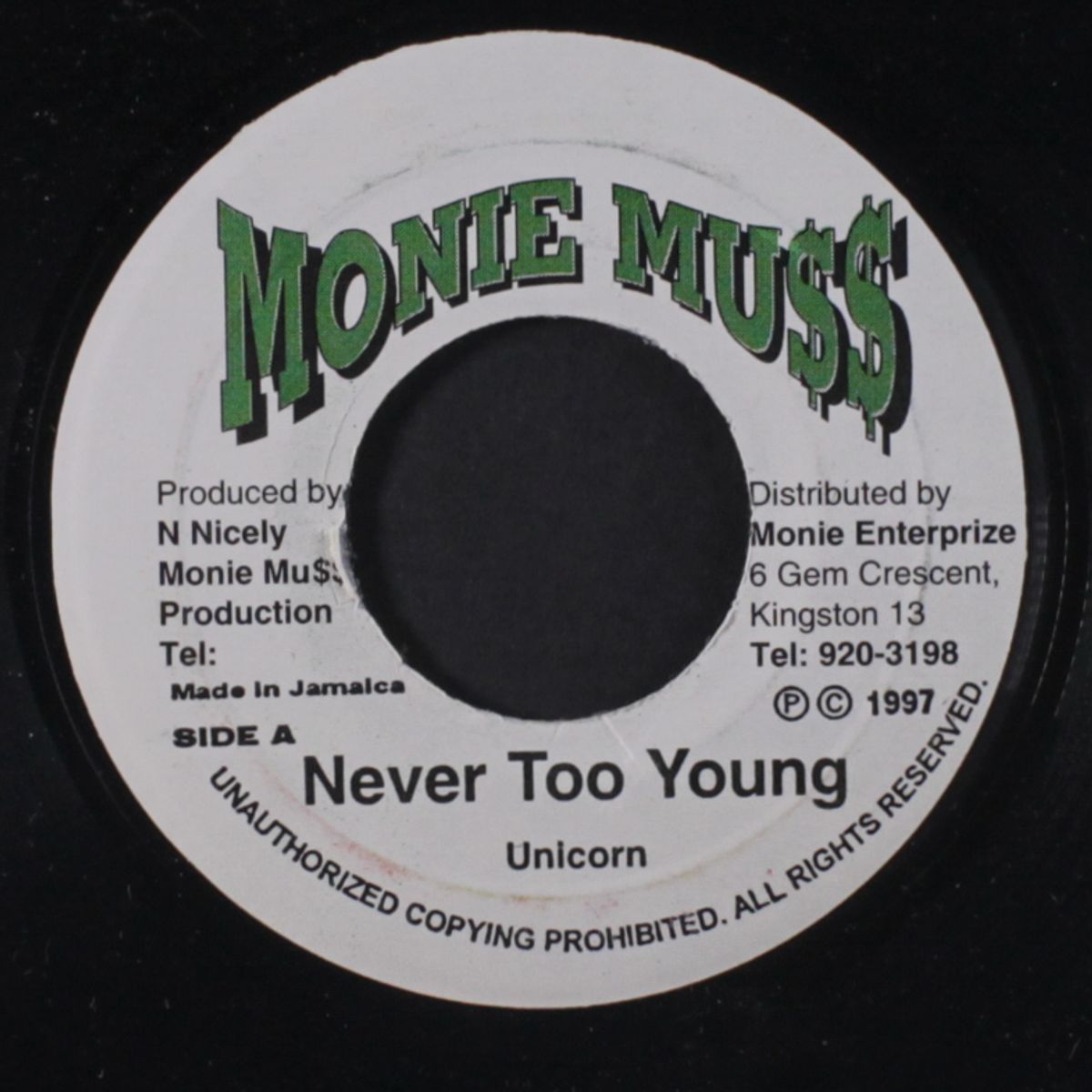 never too young / version by unicorn