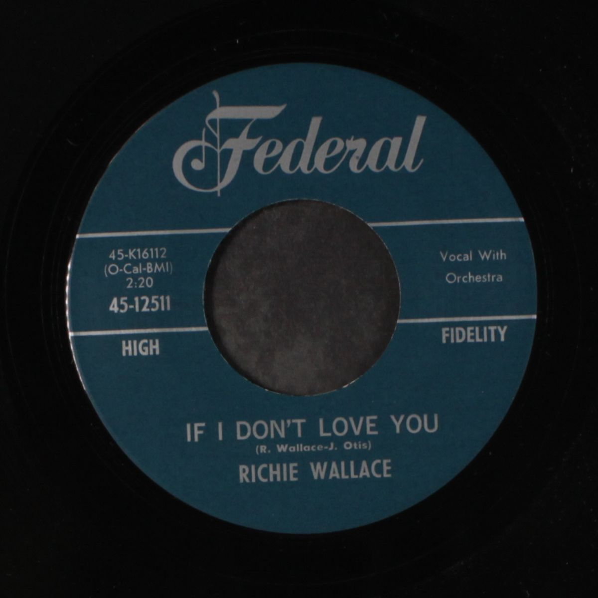 vernice / if i don't love you by RICHIE WALLACE