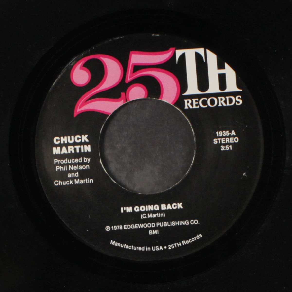 i'm going back / sing it to you by CHUCK MARTIN