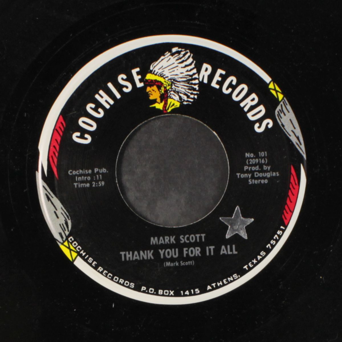 ballad of the bull rider / thank you for it all by MARK SCOTT