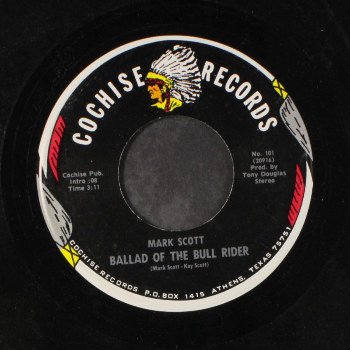 ballad of the bull rider / thank you for it all by MARK SCOTT
