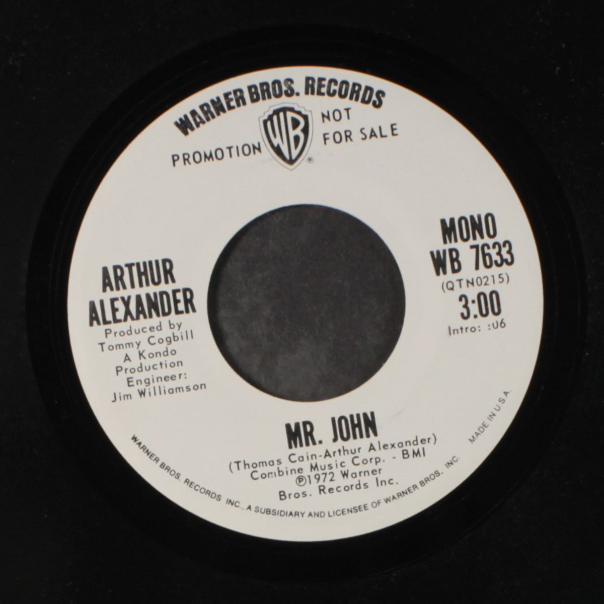 mr. john / mono by ARTHUR ALEXANDER