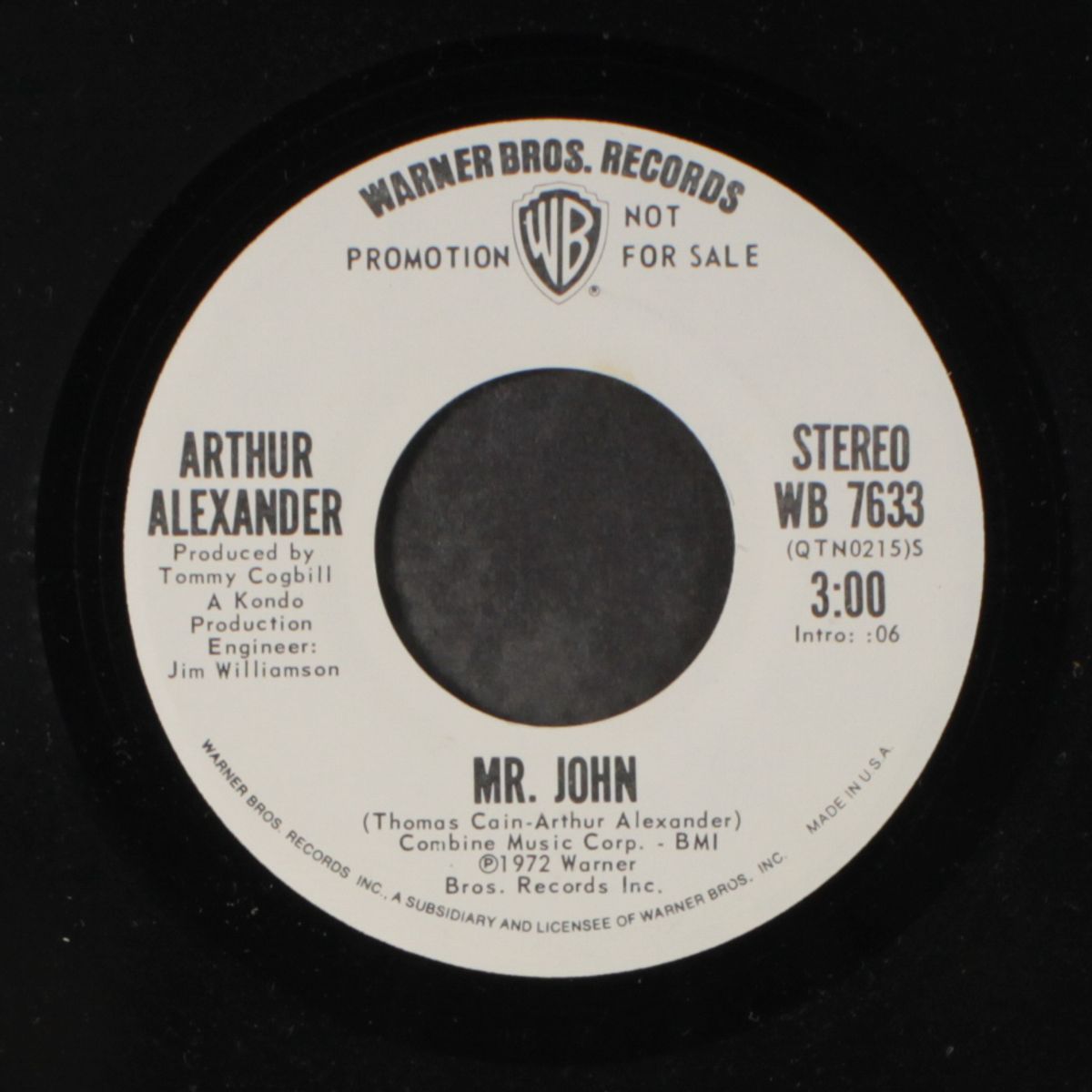 mr. john / mono by ARTHUR ALEXANDER