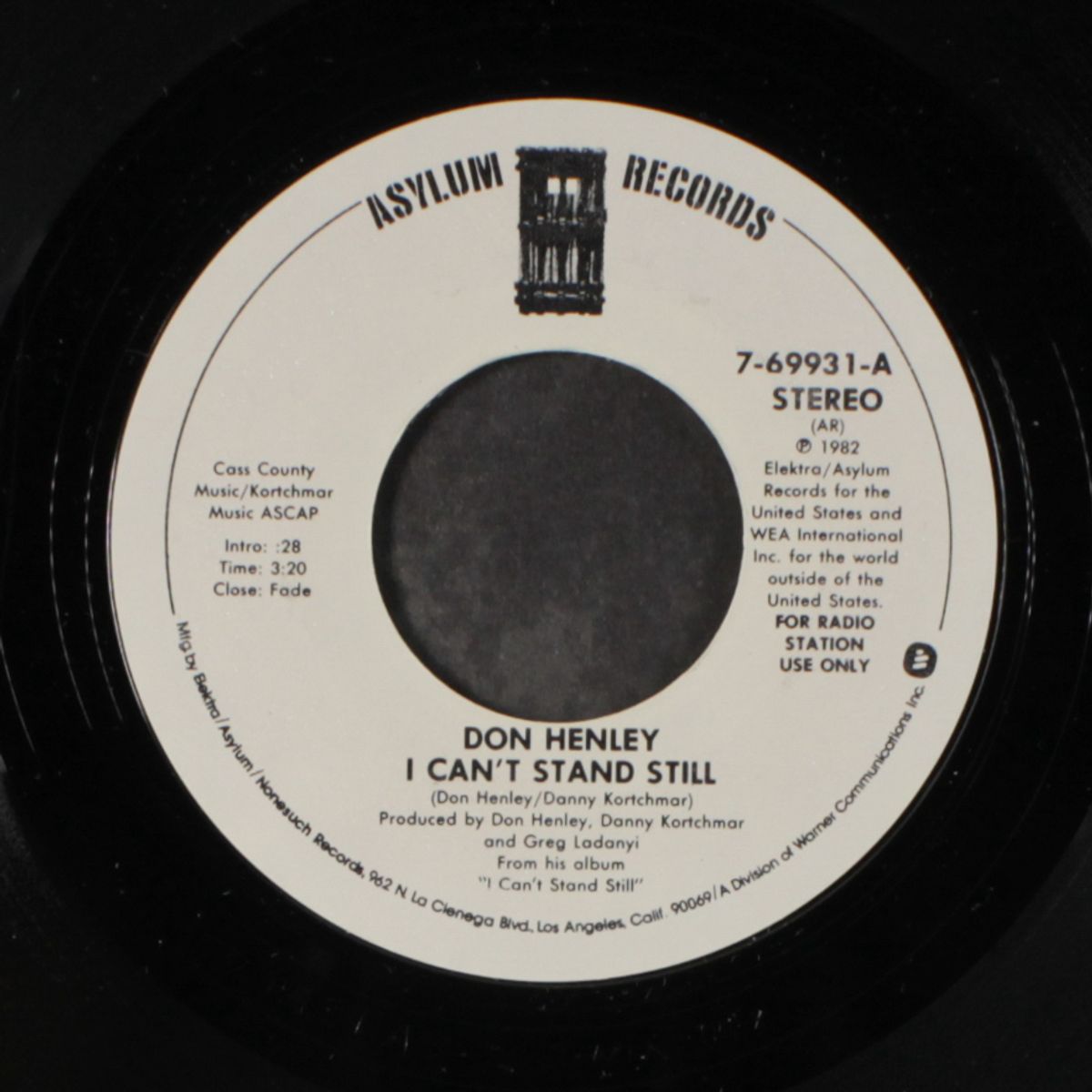 i can't stand still / mono by DON HENLEY