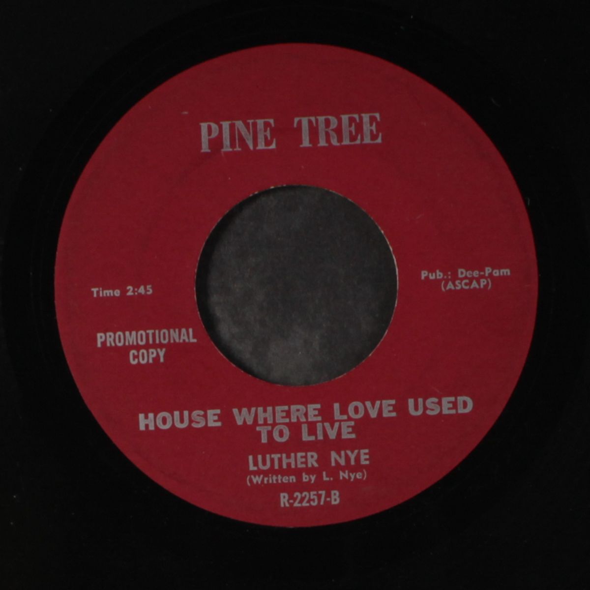 standing alone / house where love used to live by LUTHER NYE