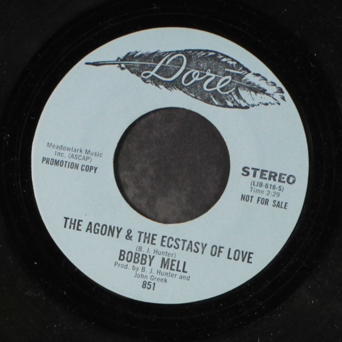 the agony & ecstasy of love by BOBBY MELL