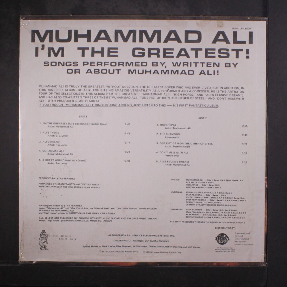 i'm the greatest by MUHAMMAD ALI