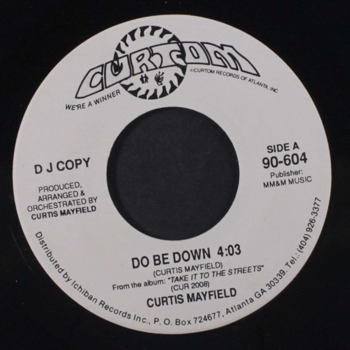 do be down / same by CURTIS MAYFIELD