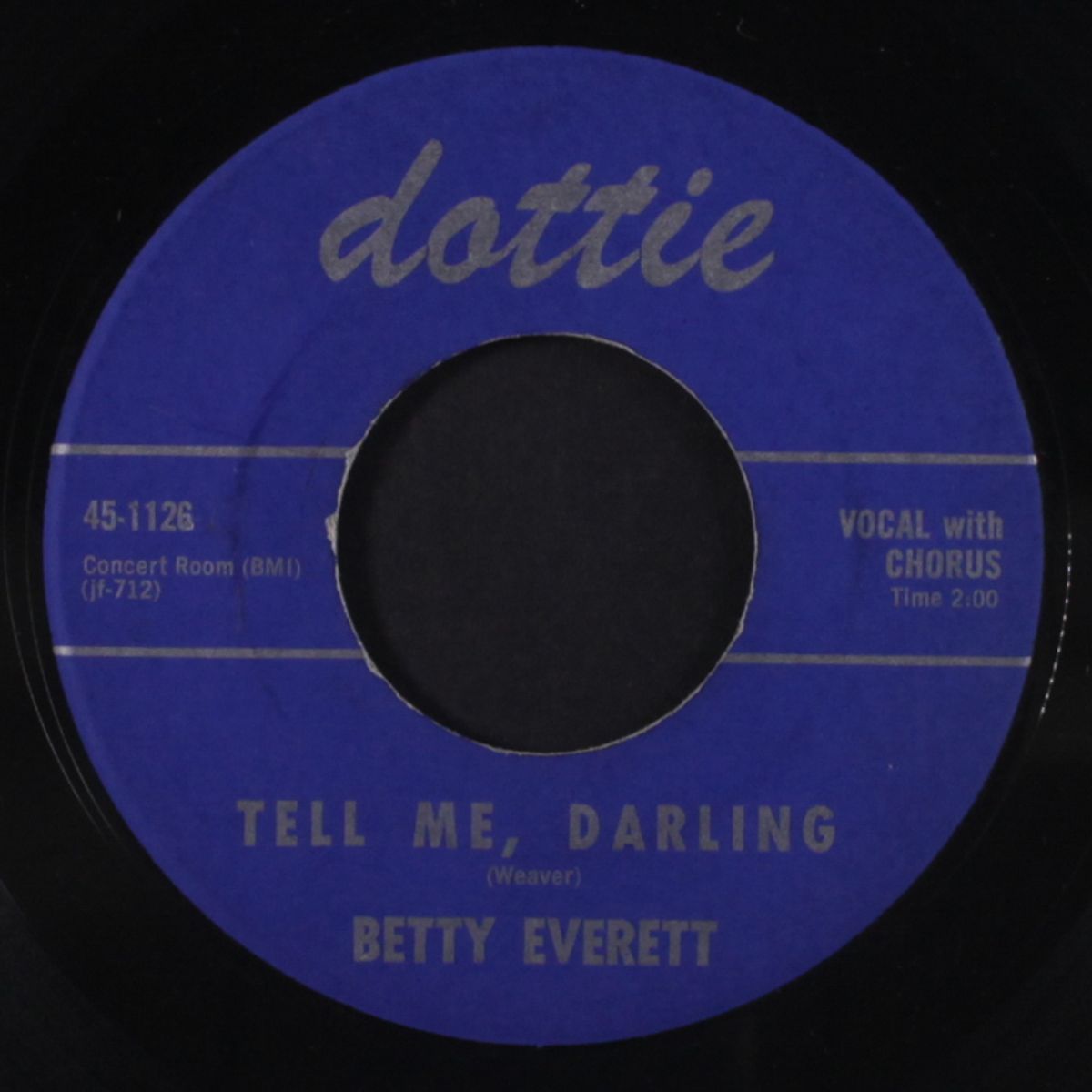 i'll weep no more / tell me, darling by BETTY EVERETT