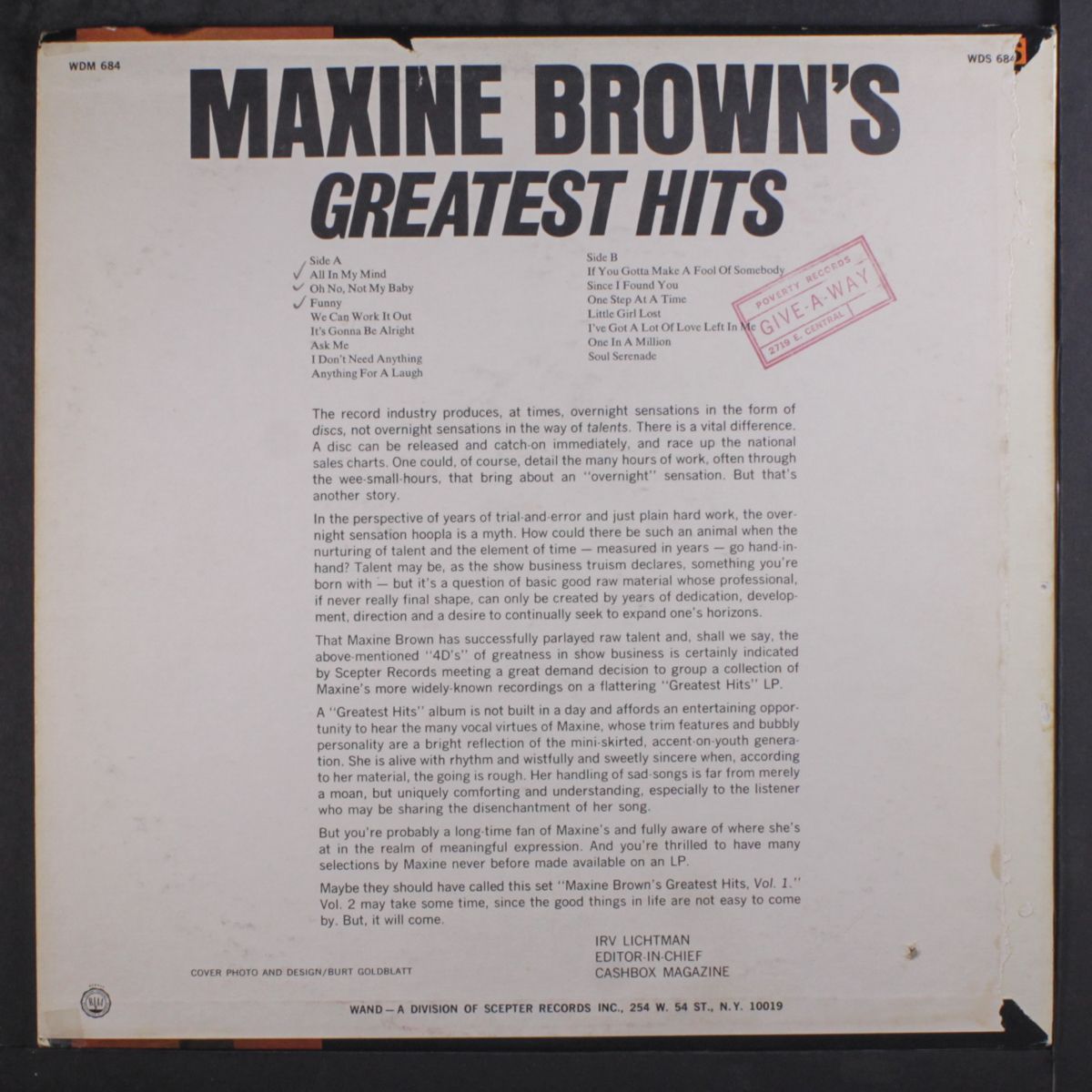greatest hits by MAXINE BROWN