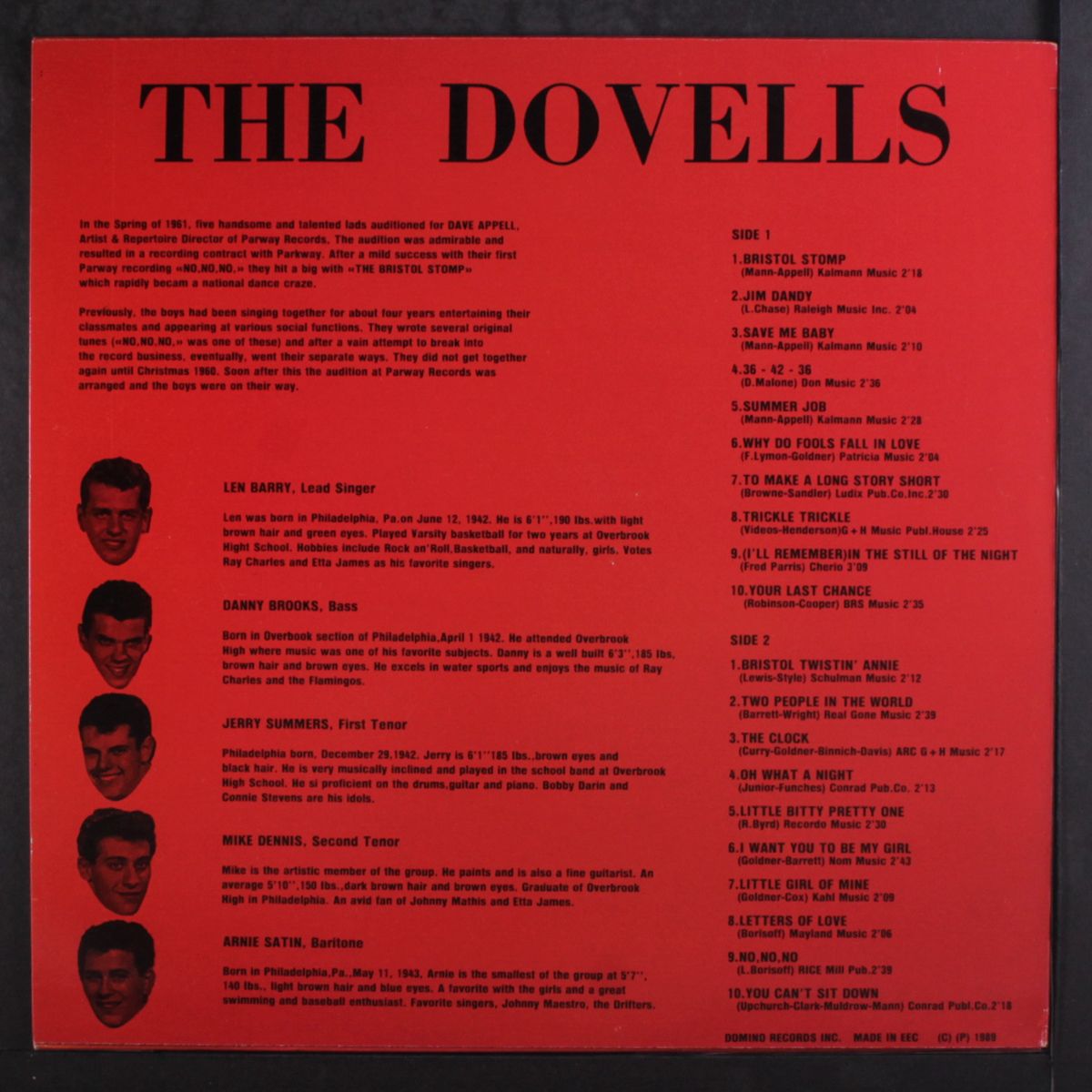 the dovells by DOVELLS