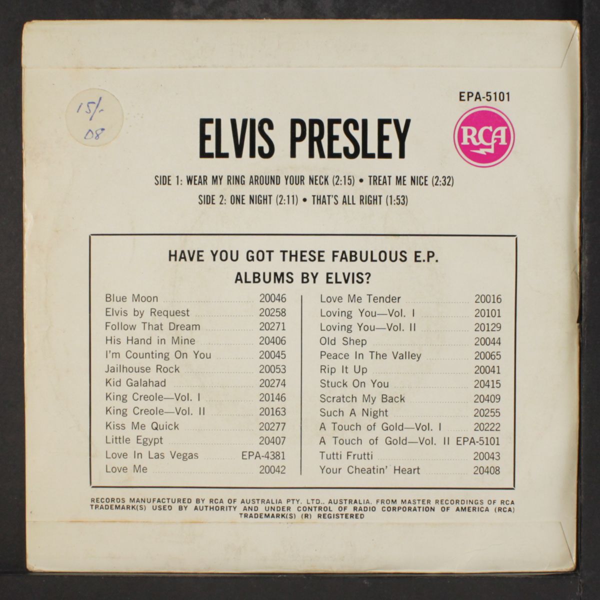 a touch of gold, vol. 2 by ELVIS PRESLEY