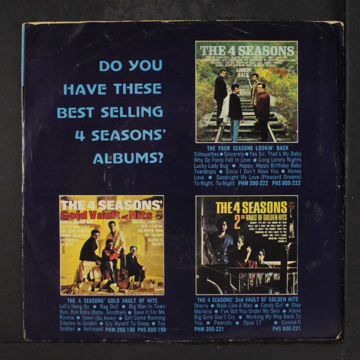 c'mon marianne / lets ride again by FOUR SEASONS