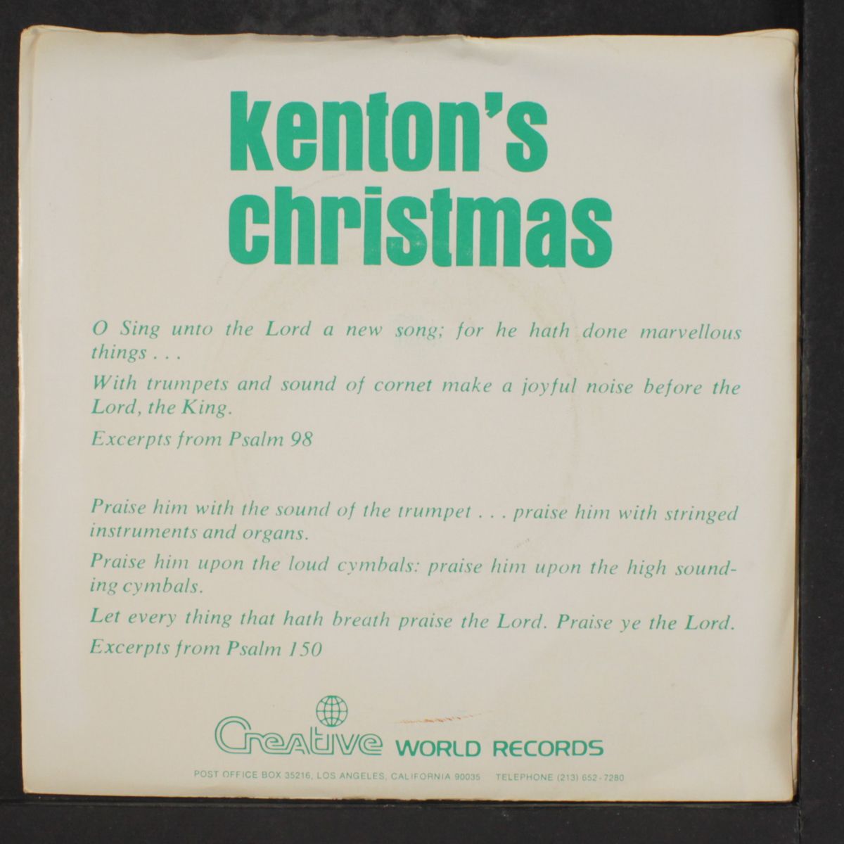 kenton's christmas by STAN KENTON