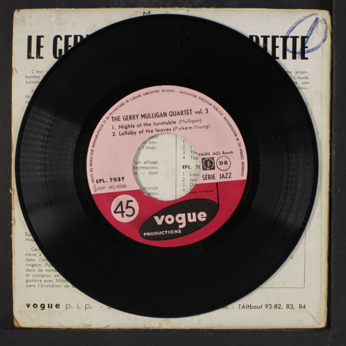vol. 3 by GERRY MULLIGAN QUARTET