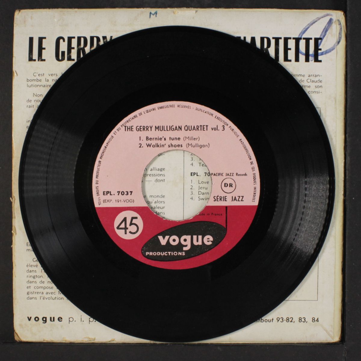 vol. 3 by GERRY MULLIGAN QUARTET