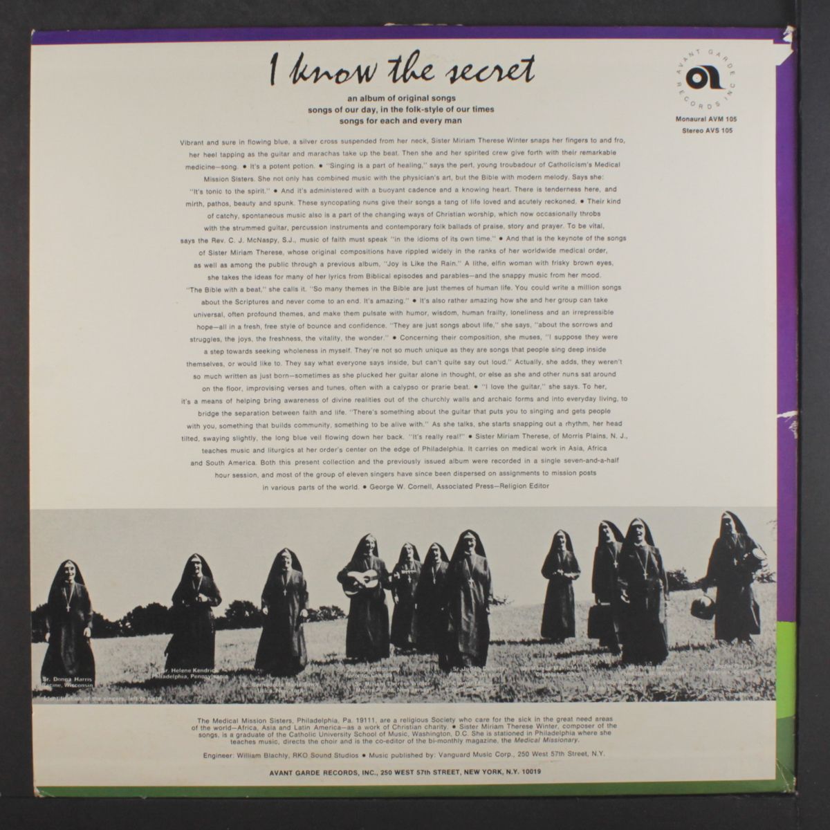 i know the secret by MEDICAL MISSION SISTERS