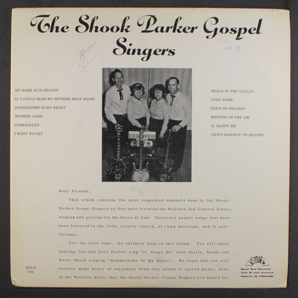 shook parker gospel singers by SHOOK PARKER GOSPEL SINGERS