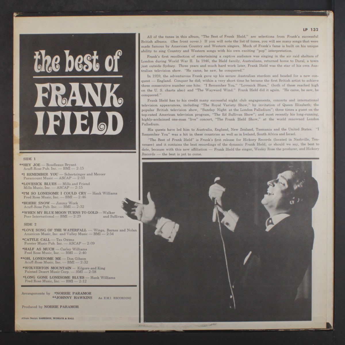 best of by FRANK IFIELD