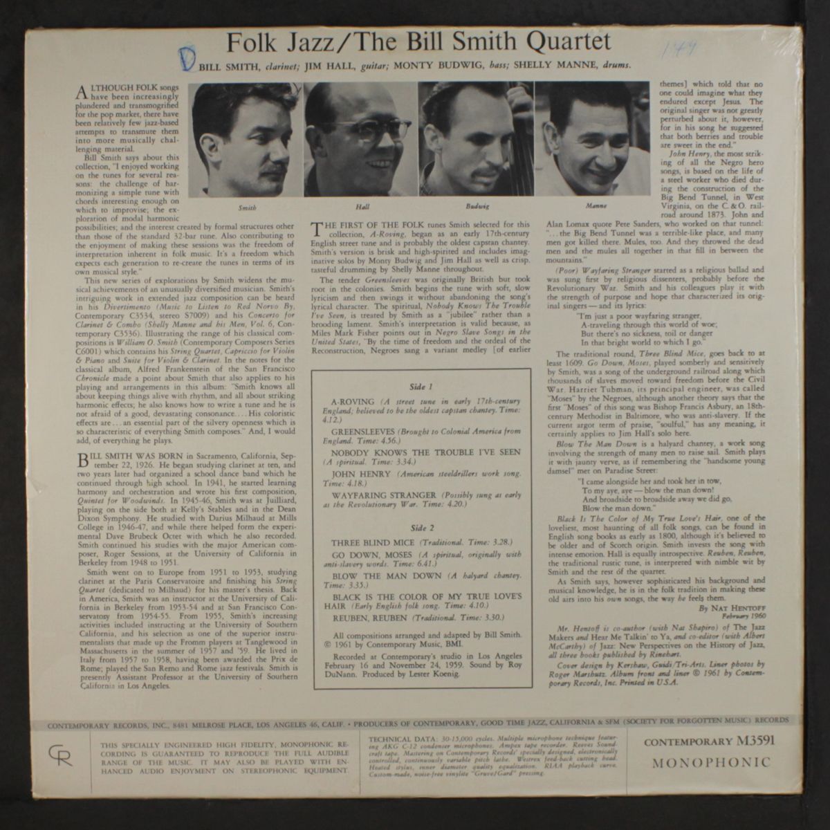folk jazz by BILL SMITH & OTHERS