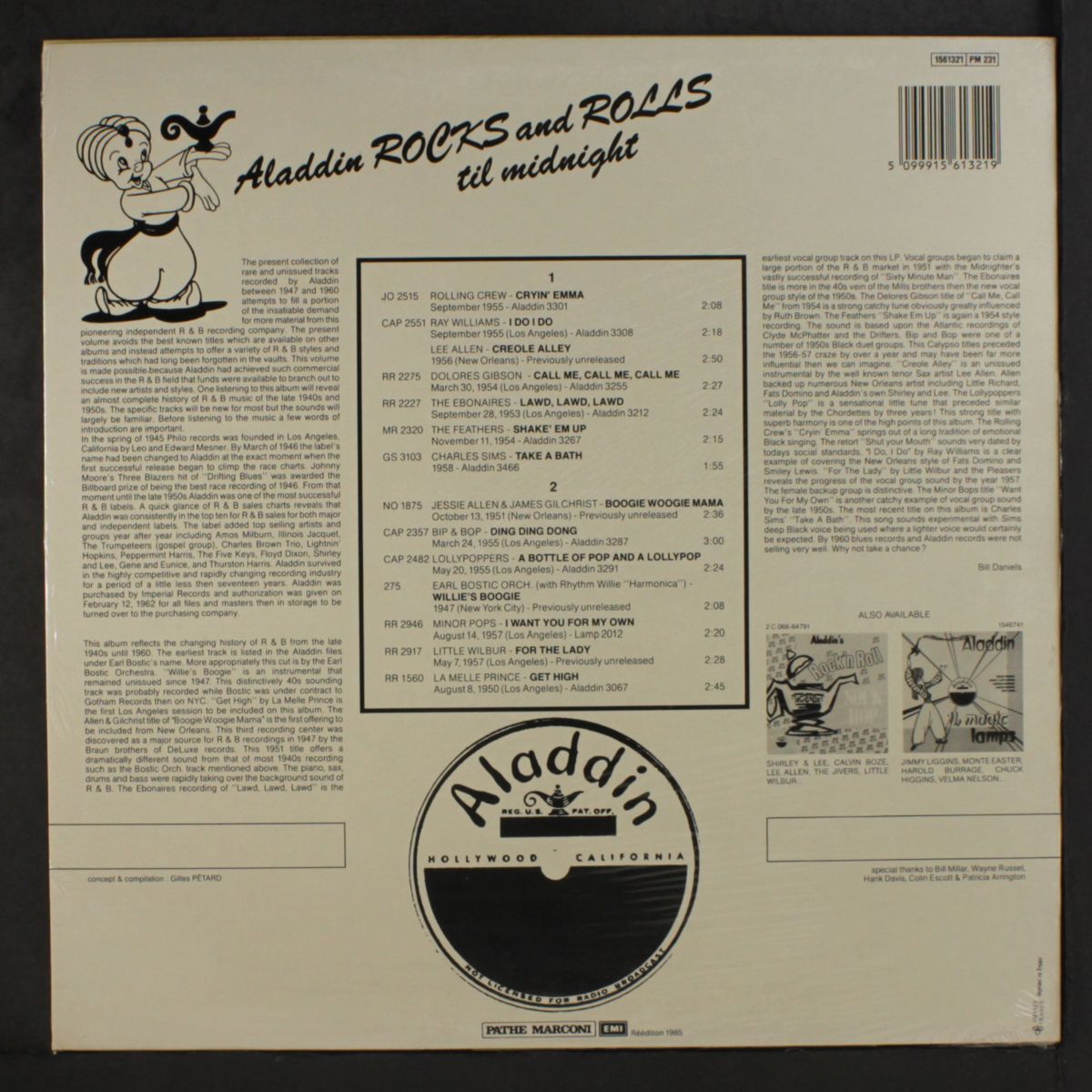 aladdin rocks and rolls til midnight by VARIOUS