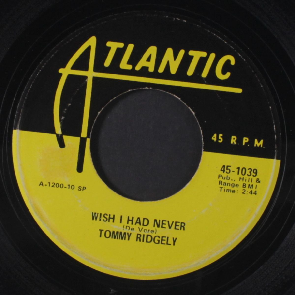 jam up / wish i had never by TOMMY RIDGLEY