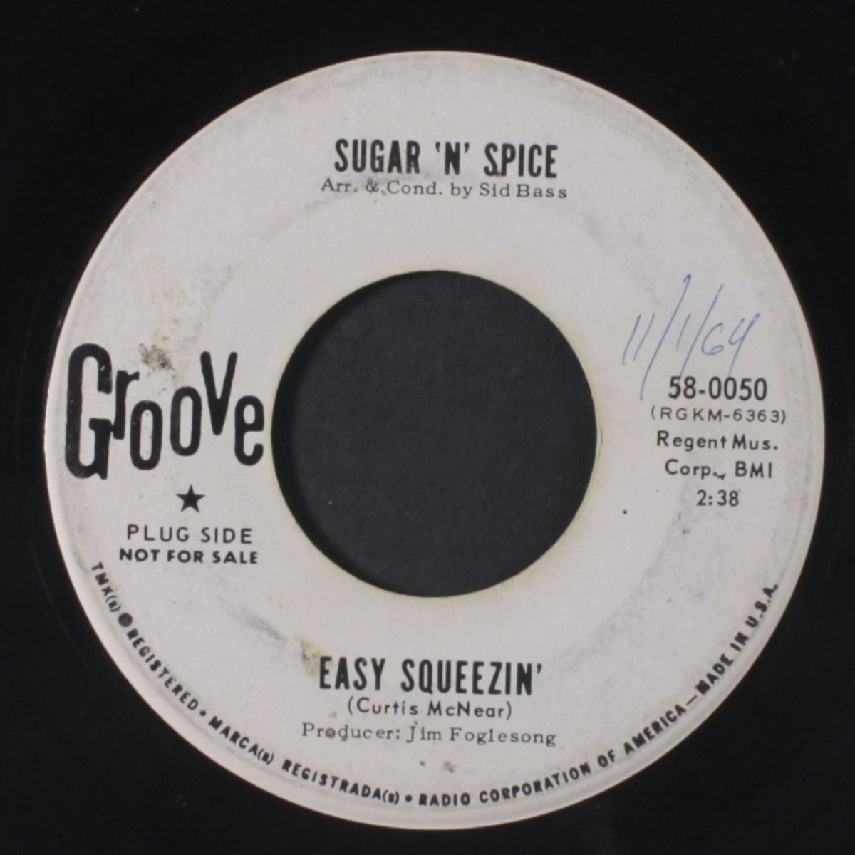 i got a man / easy squeezin' by SUGAR 'N' SPICE