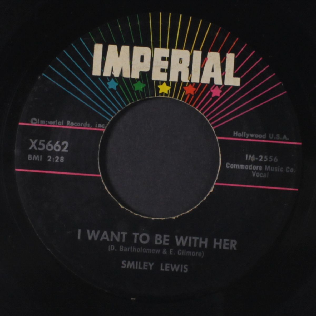 oh red! / i want to be with her by SMILEY LEWIS