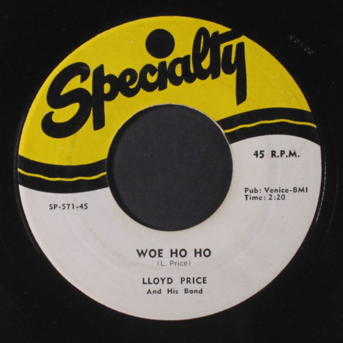 woe ho ho / i yi yi gomen-a-sai by LLOYD PRICE