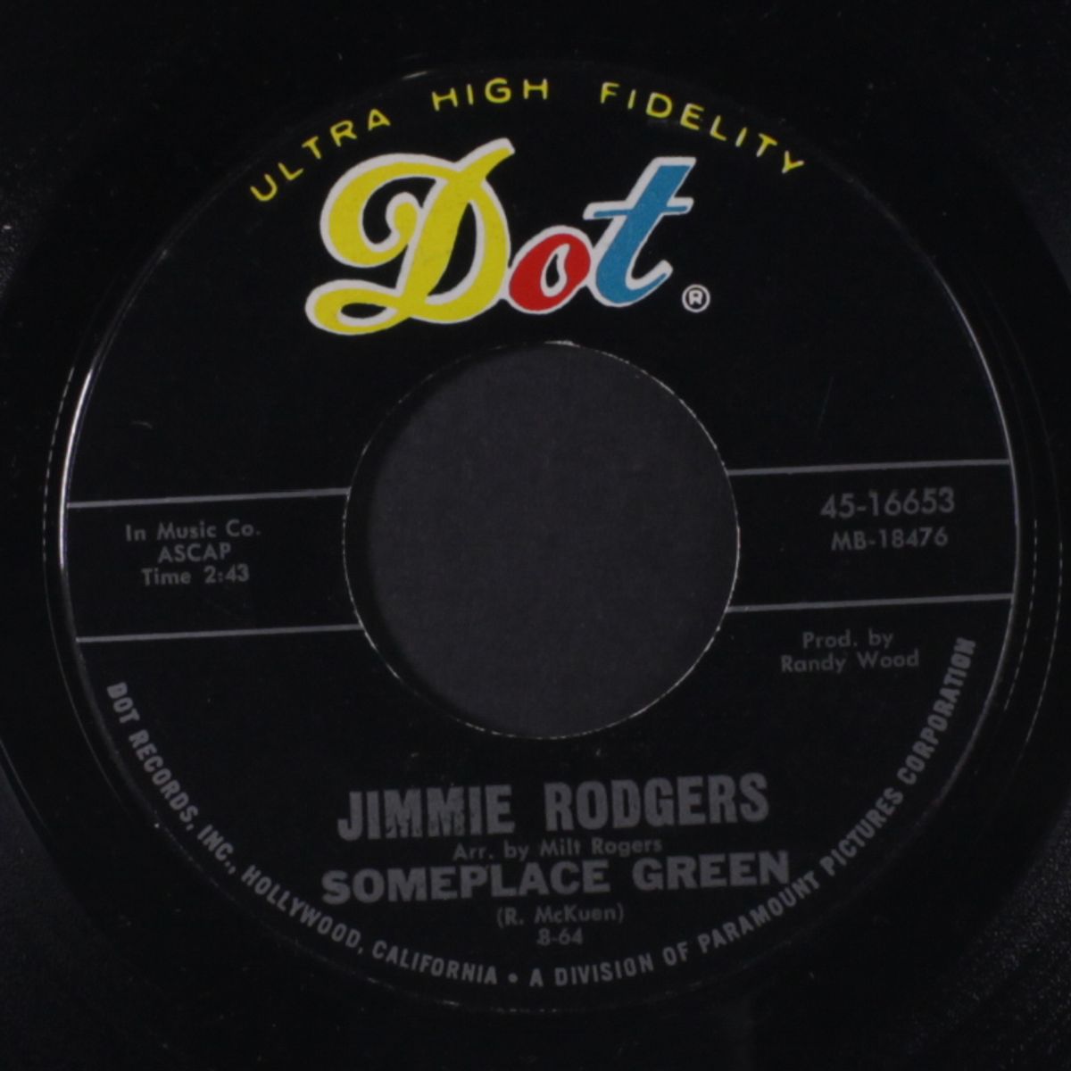 water boy / someplace green by JIMMIE RODGERS