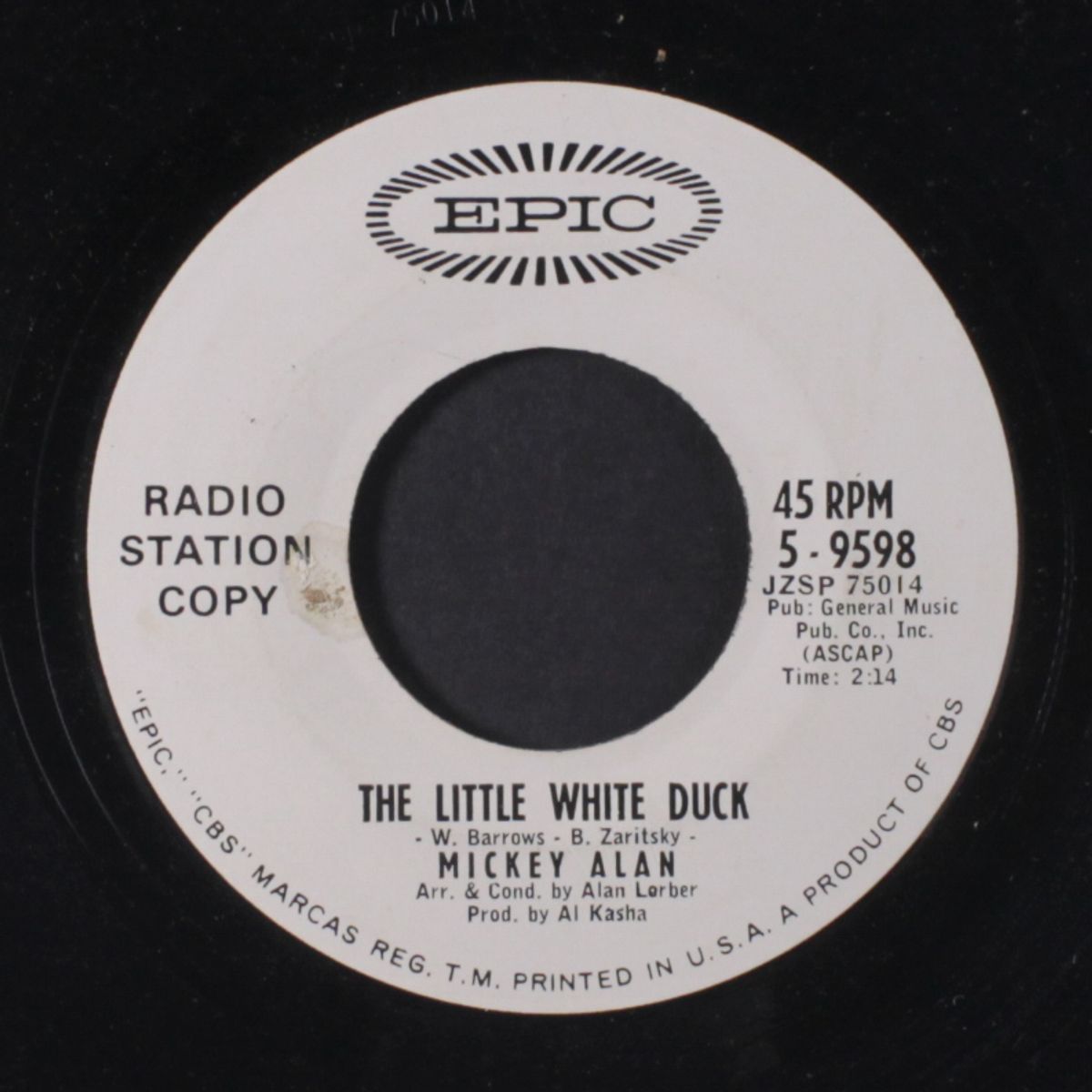 i'll wait a little longer / the little white duck by MICKEY ALAN