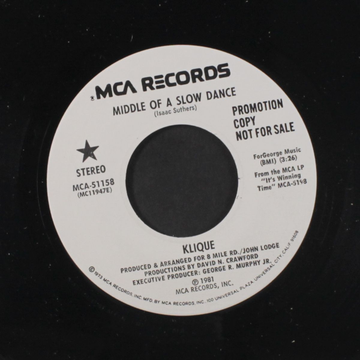 middle of a slow dance / same by KLIQUE