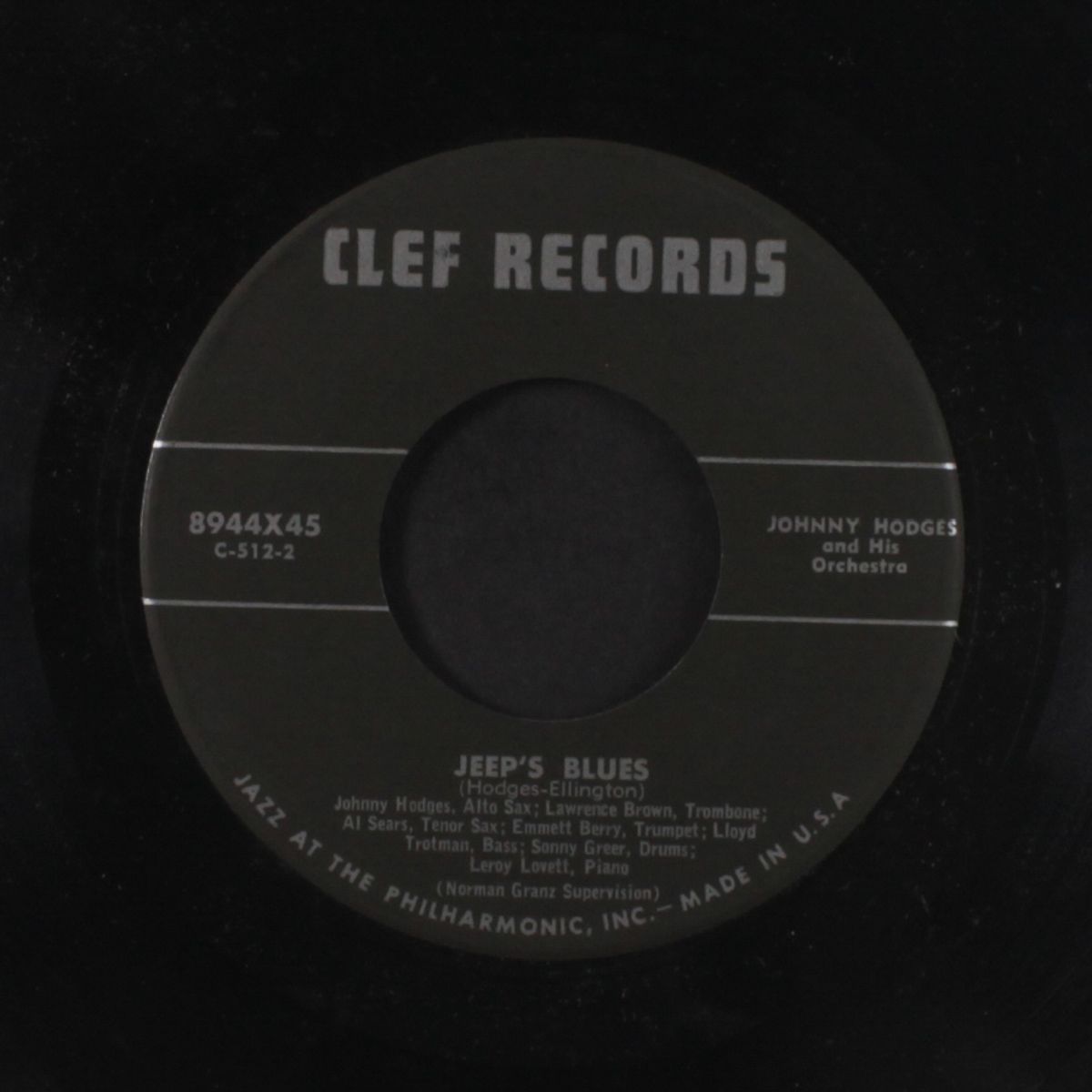 jeep's blues / castle rock by JOHNNY HODGES