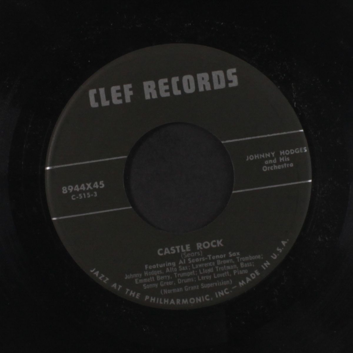 jeep's blues / castle rock by JOHNNY HODGES
