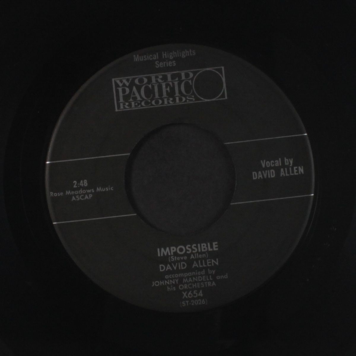 impossible / can't help it by DAVID ALLEN