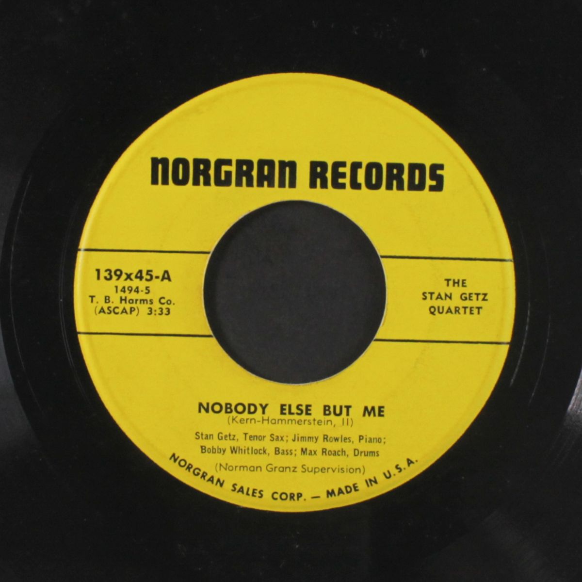 nobody else but me / with the wind and the rain in your hair by STAN GETZ