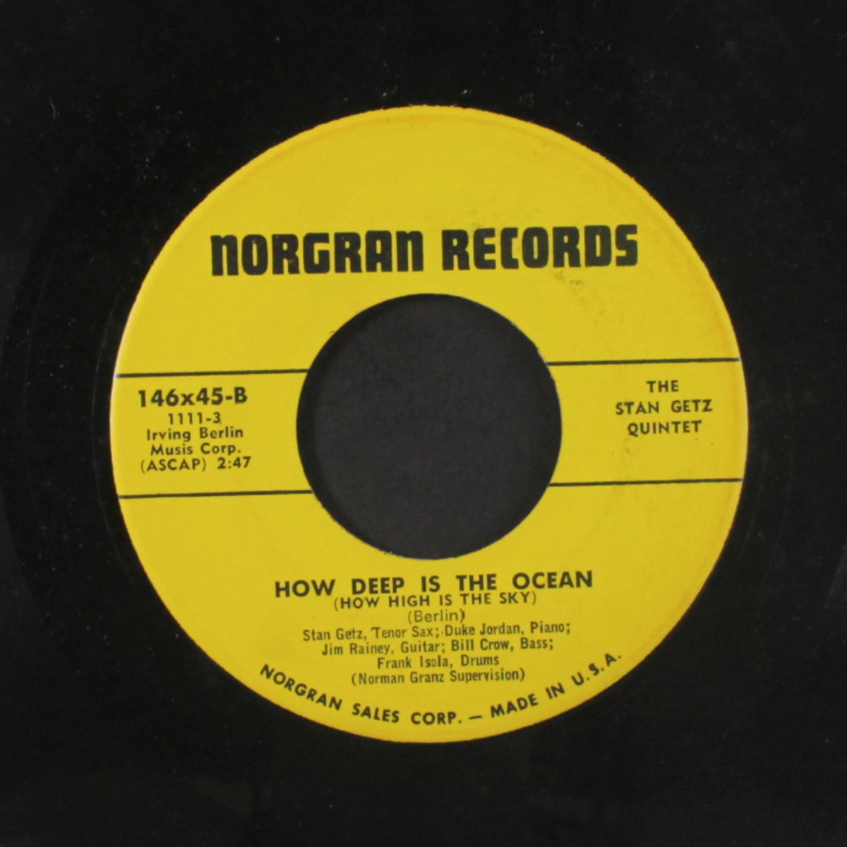 thanks for the memory / how deep is the ocean (how high is the sky) by STAN GETZ