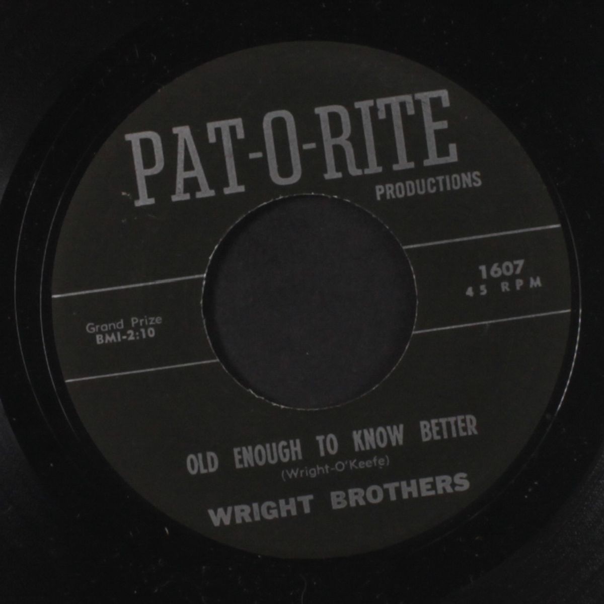 wait a little longer / old enough to know better by WRIGHT BROTHERS