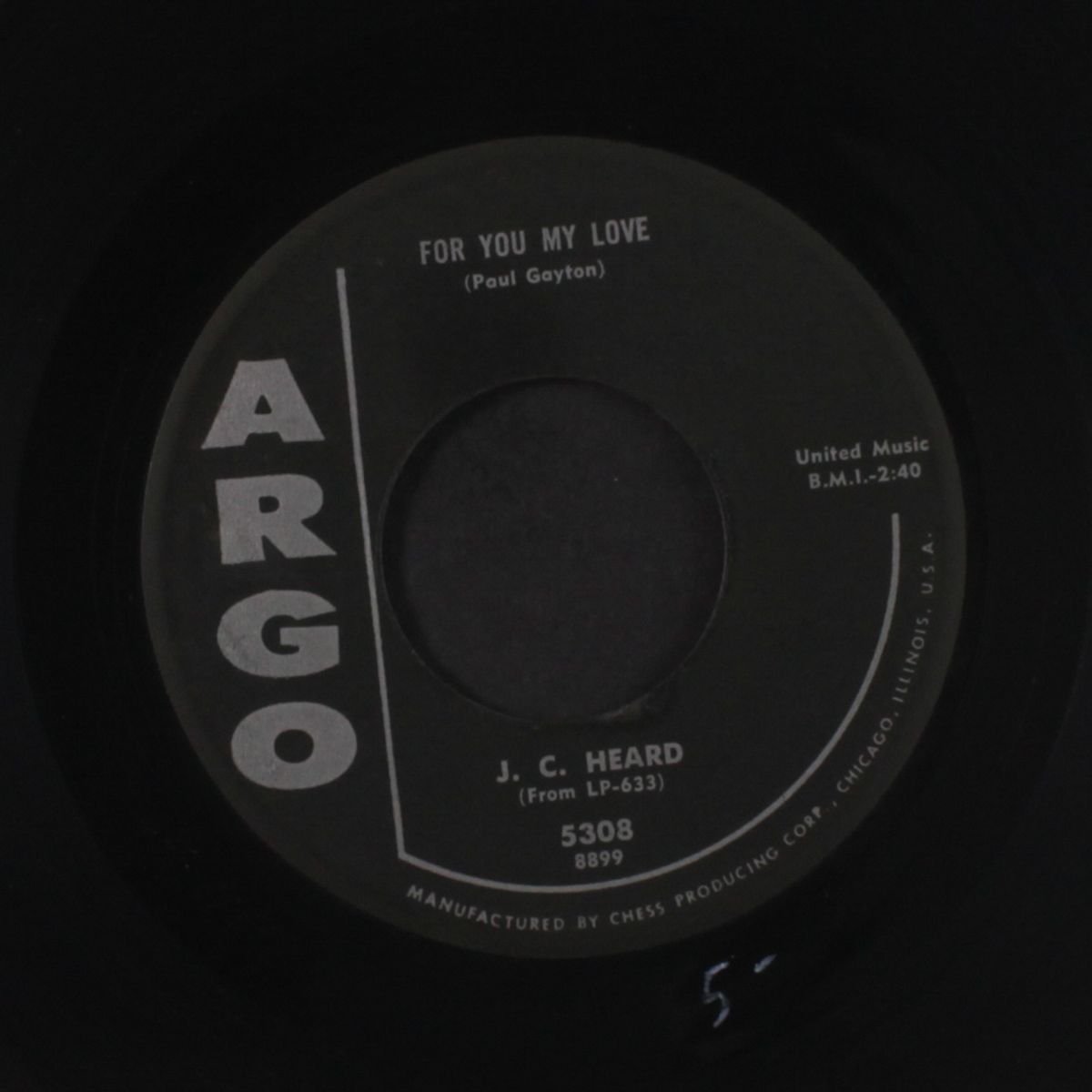 blues for sale / for you my love by J.C. HEARD