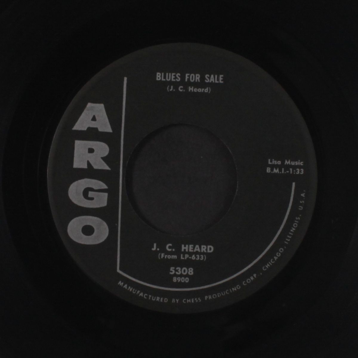 blues for sale / for you my love by J.C. HEARD