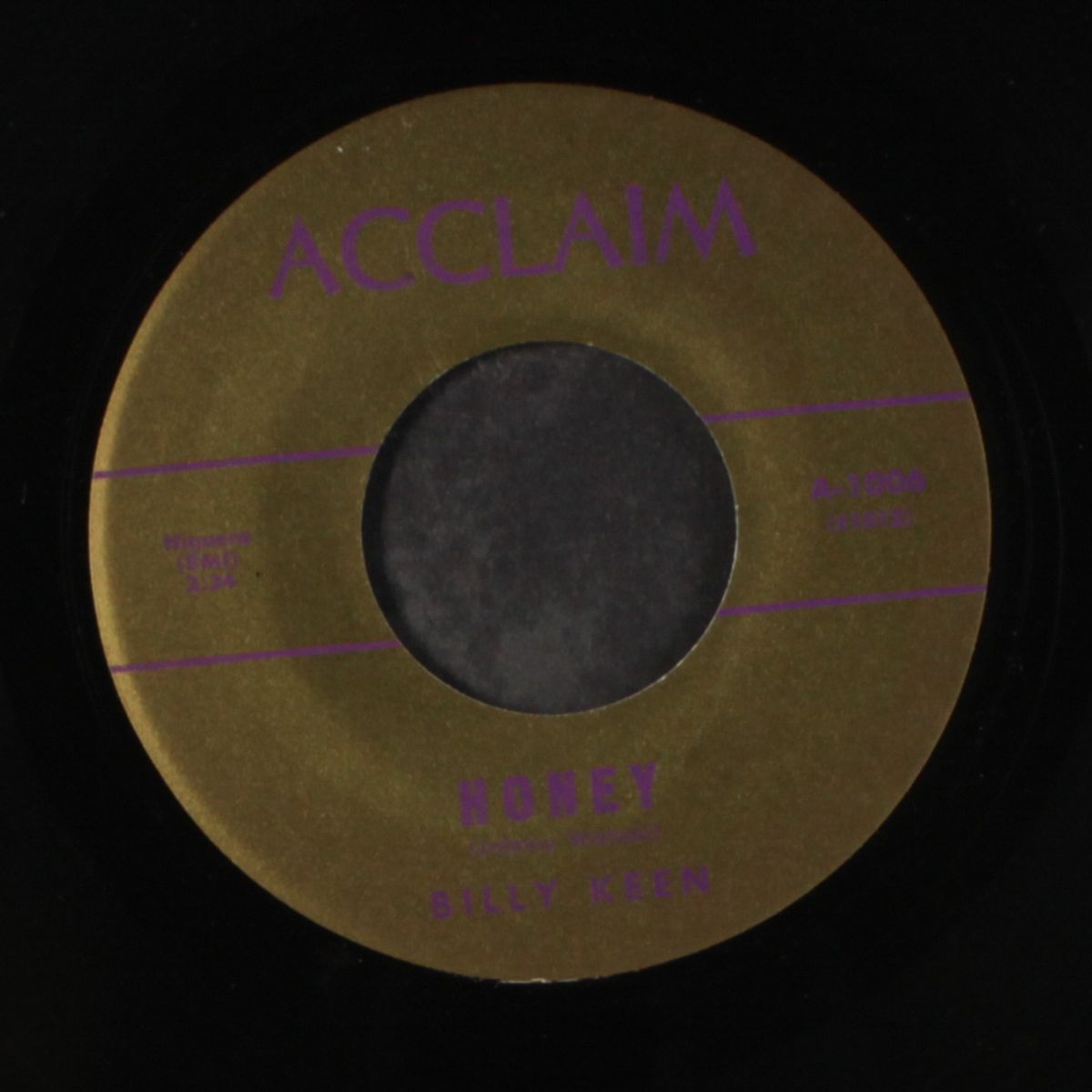 come a little closer / honey by BILLY KEEN