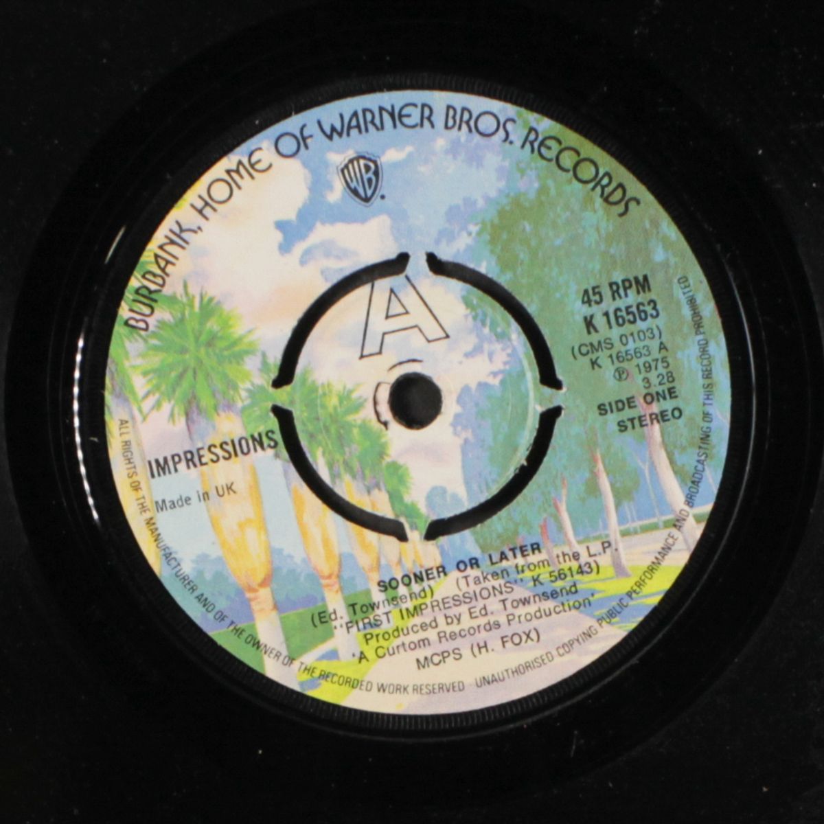 miracle woman / sooner or later by IMPRESSIONS
