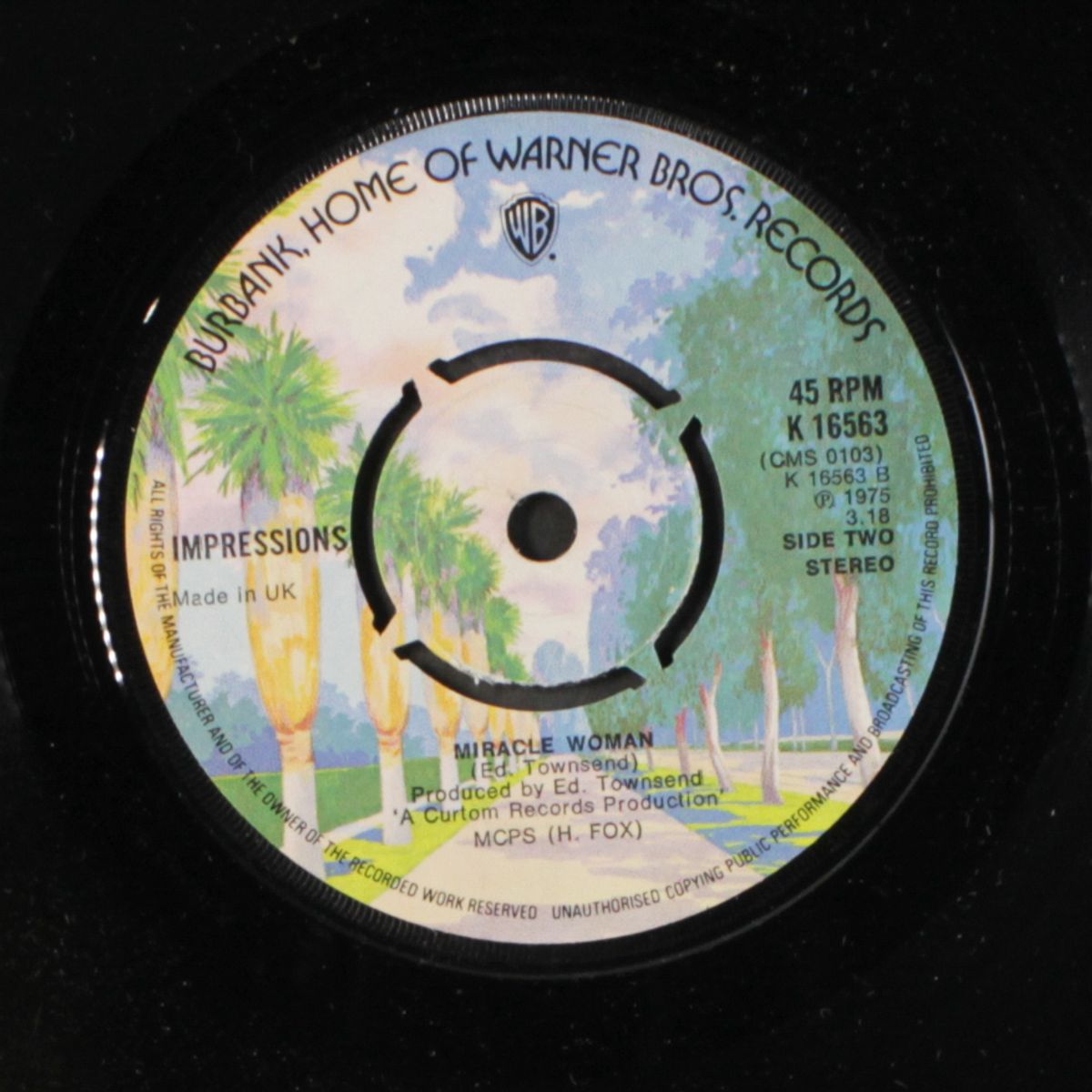 miracle woman / sooner or later by IMPRESSIONS