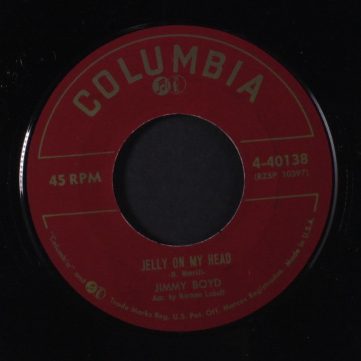 jelly on my head / blues by JIMMY BOYD