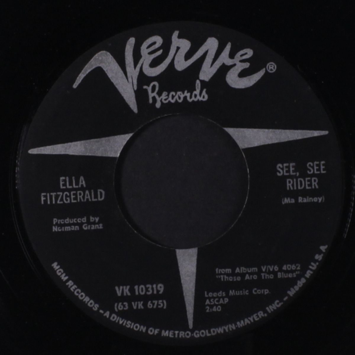 see see rider / trouble in mind by ELLA FITZGERALD